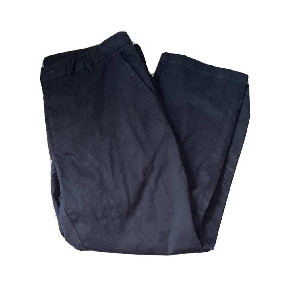 NWT Mens Black‎ Members Mark Twill Pant Size 40/30
